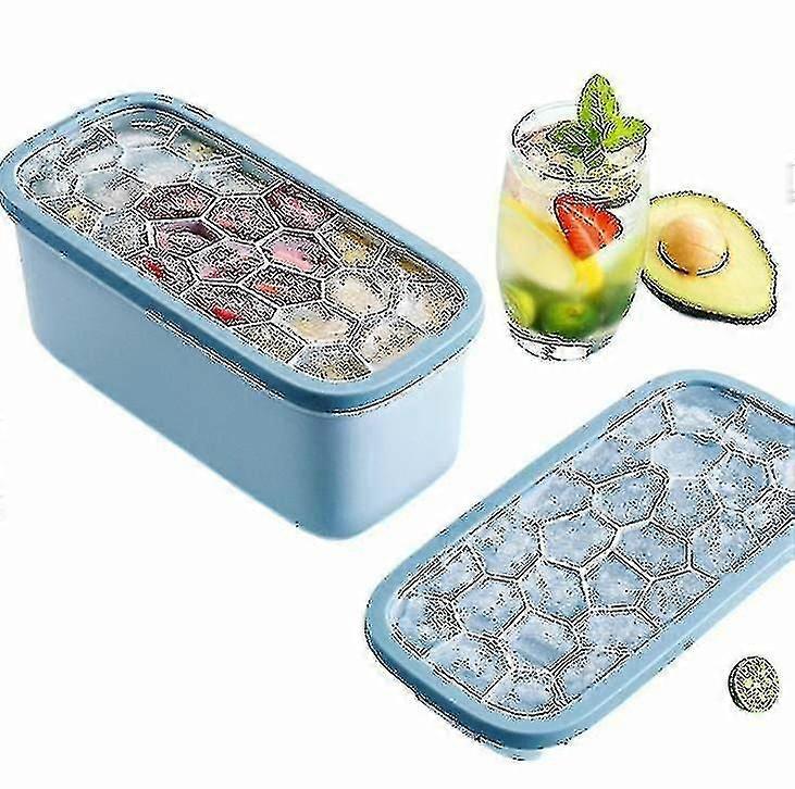 Double Layers Ice Tray Homemade Refrigerator Icy Mould Silicone Mold