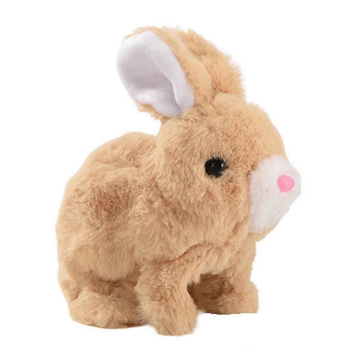 Easter Plush Toy Easter Electronic Interactive Toy Bunnies Yellow