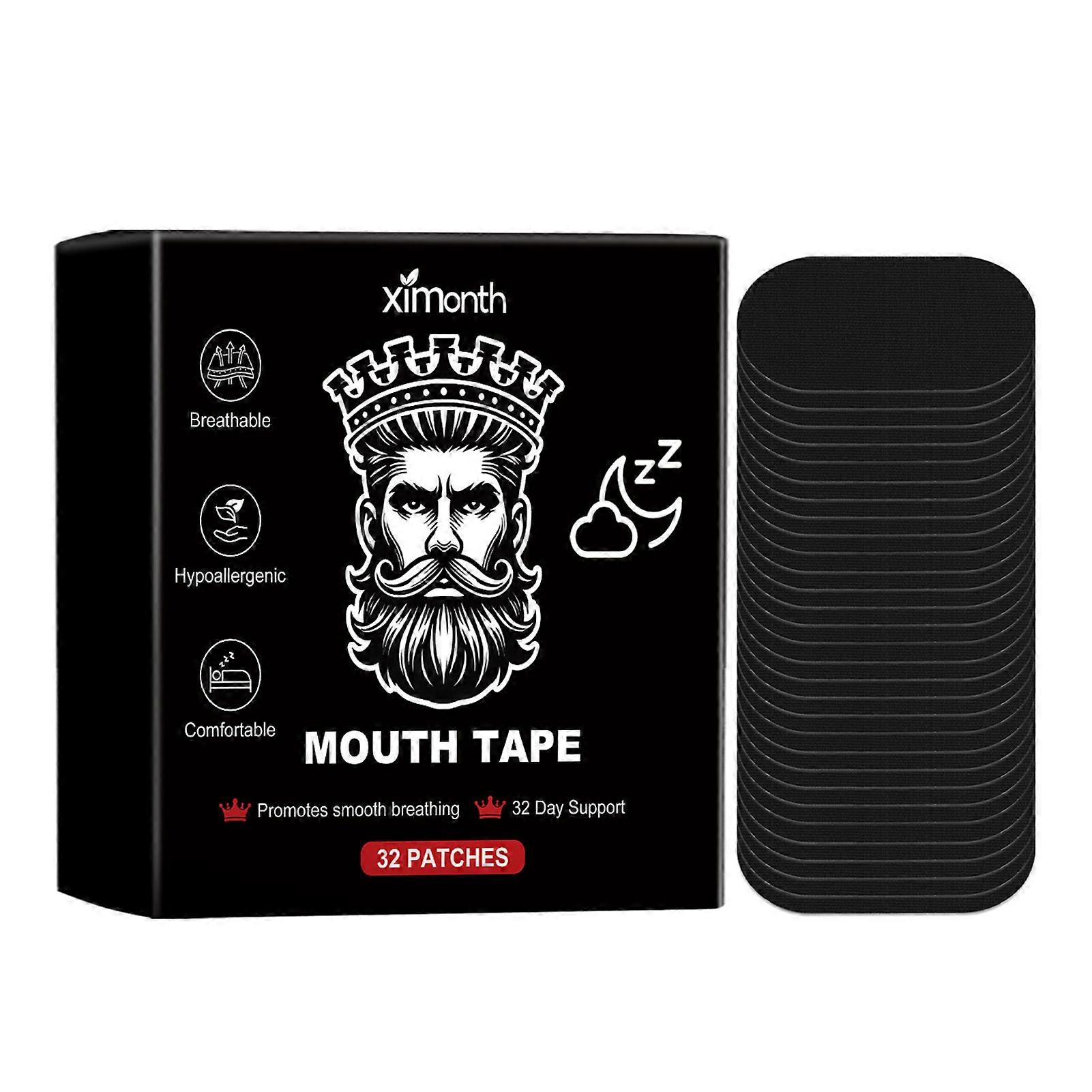 32-96pcs Mouth Tape for Sleeping Anti-Snoring Strips for Less Mouth Breathing Help Transform Your Jawline