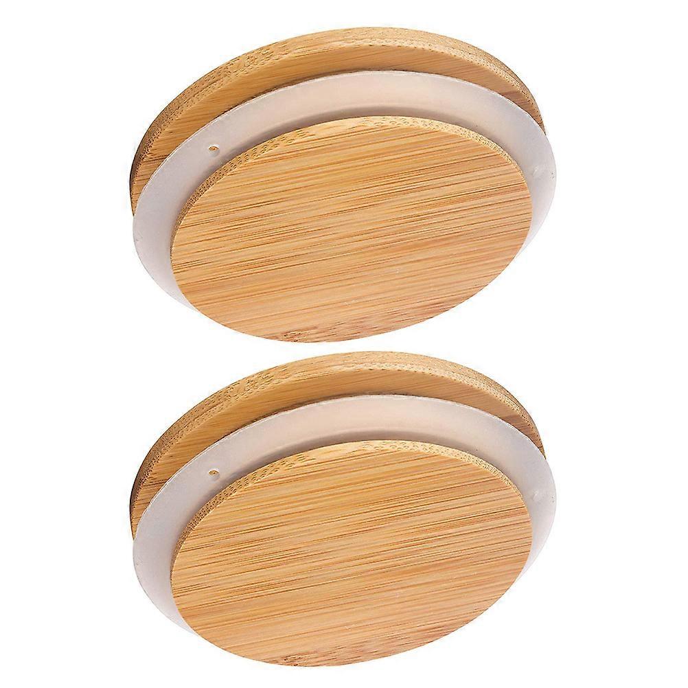 Bottle Lid Made of Silicone for Daily Use Multi Color Easy to Most Glass Jars 2 Pieces