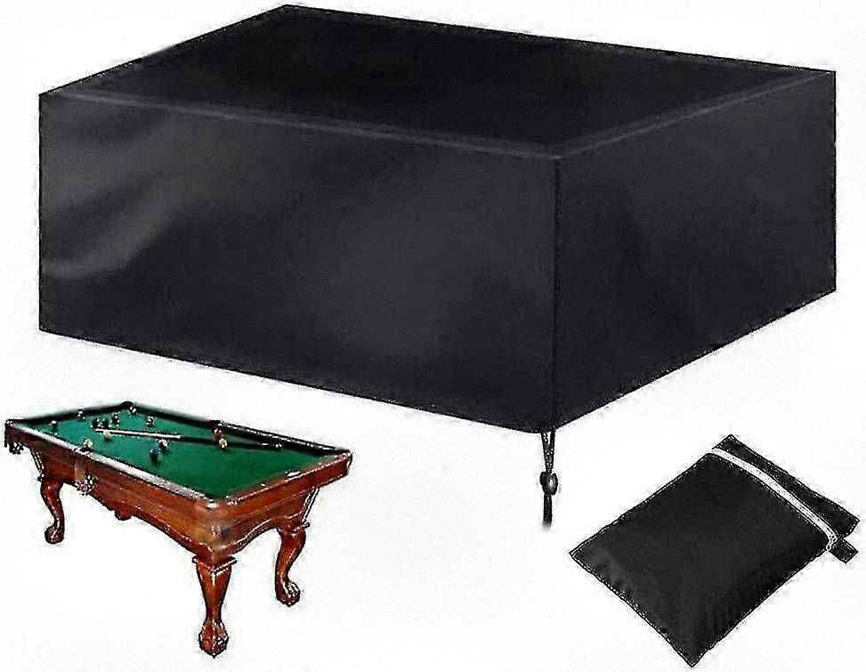 Pool Table Cover With Drawstring Suitable For Snooker Table 225*116*82cm-Compatible With Certain Brands