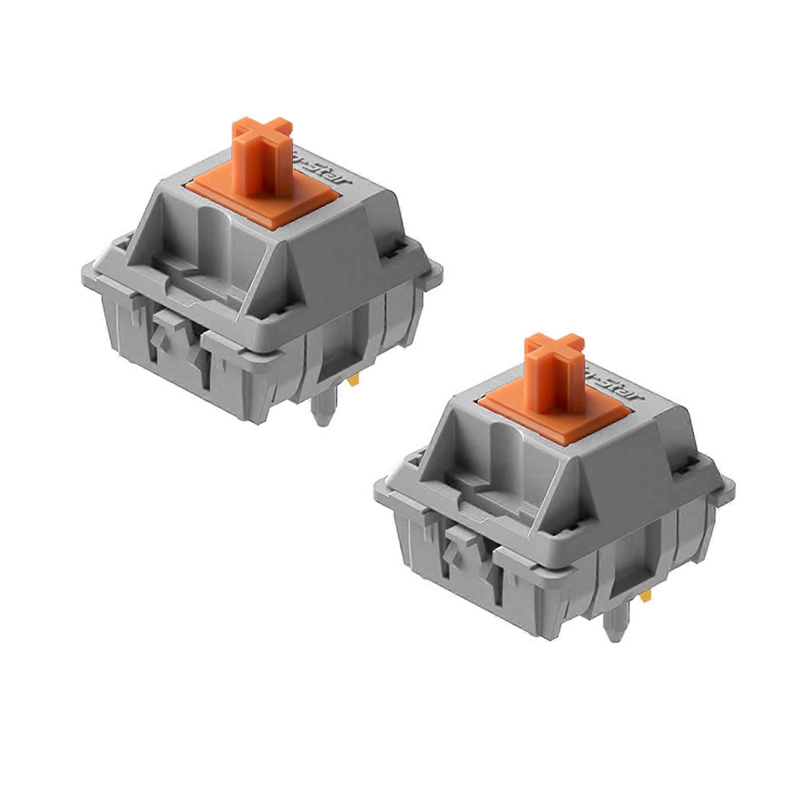 2Pieces SP-Star Meteor Aixs for Mechanical Keyboard Linear Switches 5Pin Customize DIY 57g Long Service