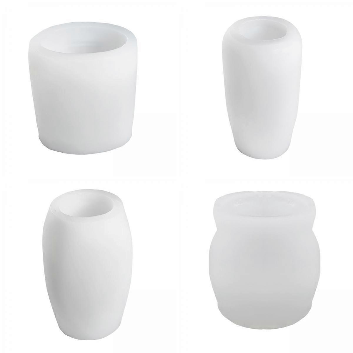 4 قوالب للشموع ذات الوجه البشري. صنع شموع السيليكون