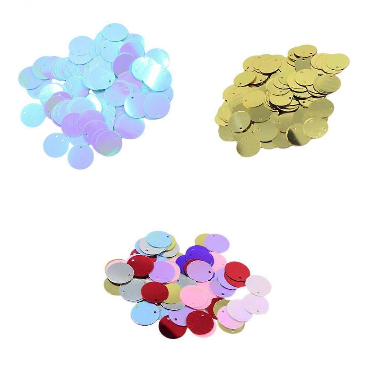 DIY Brilliant Round Loos Sequins Glitter Craft 16mm +DIY