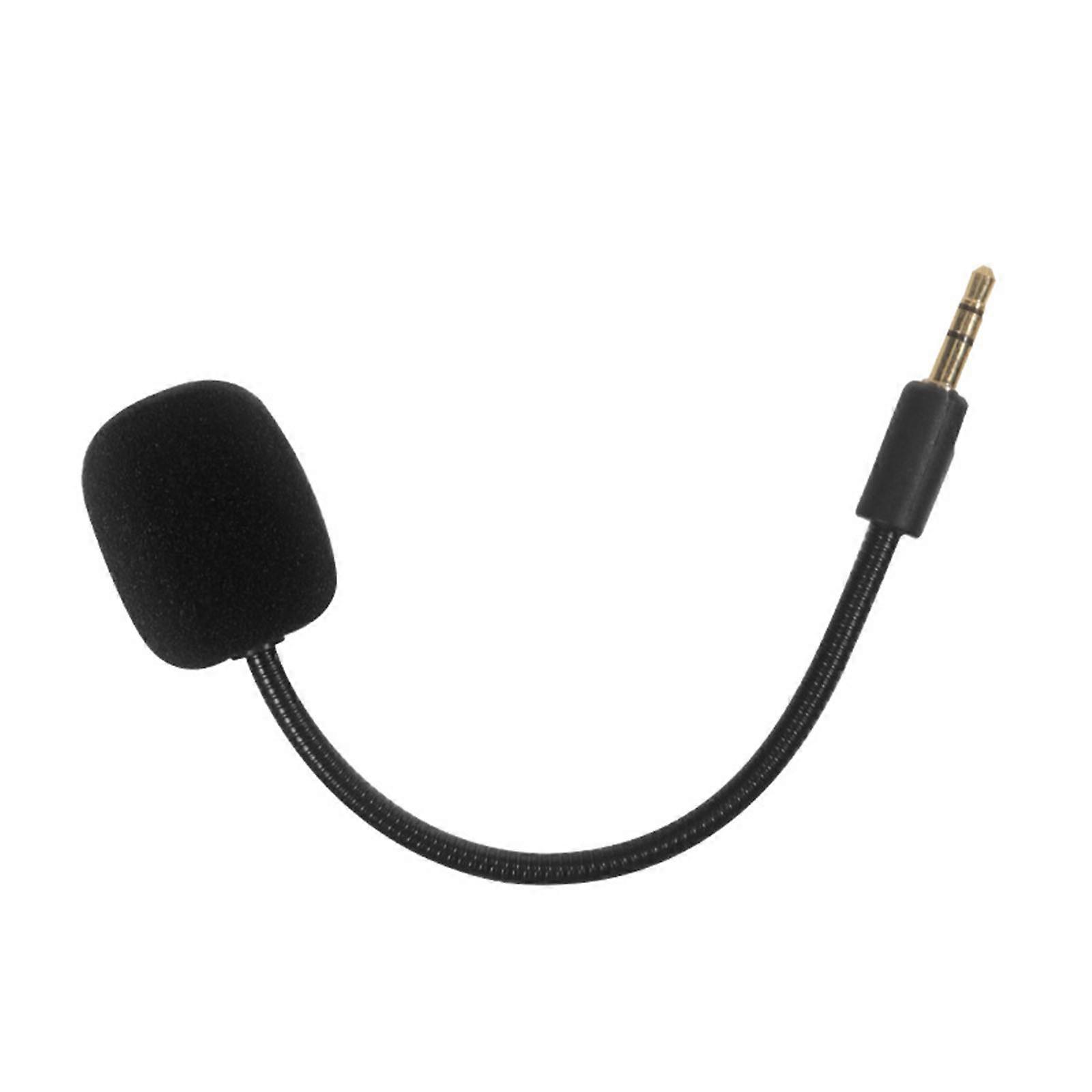 Replacement Game Mic 3.5mm Microphone Mic for Barracuda X Gaming Headset Noise Cancelling Microphone Foam Cover