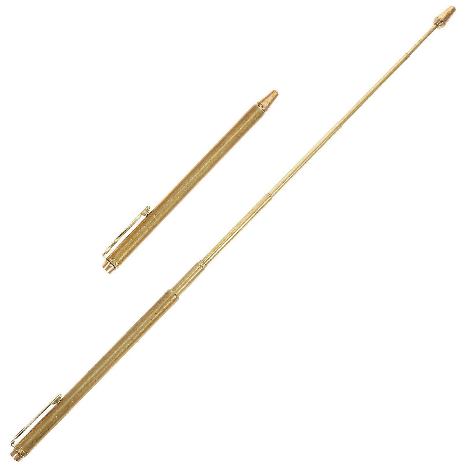 2pcs Dowsing Rods 구리 Dowsing Rods 휴대용 Fengshui Divining Probe Rod