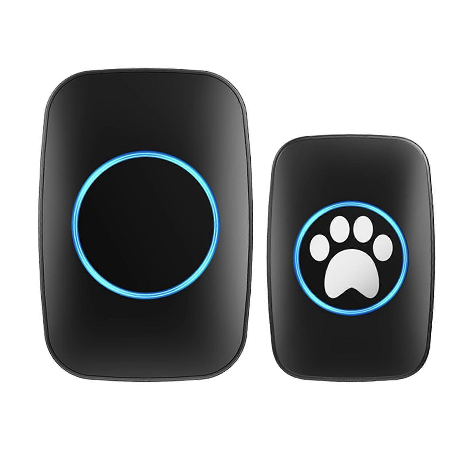 Wireless Dog Door Bell Operating at 984 Ft Touch Button for Potty