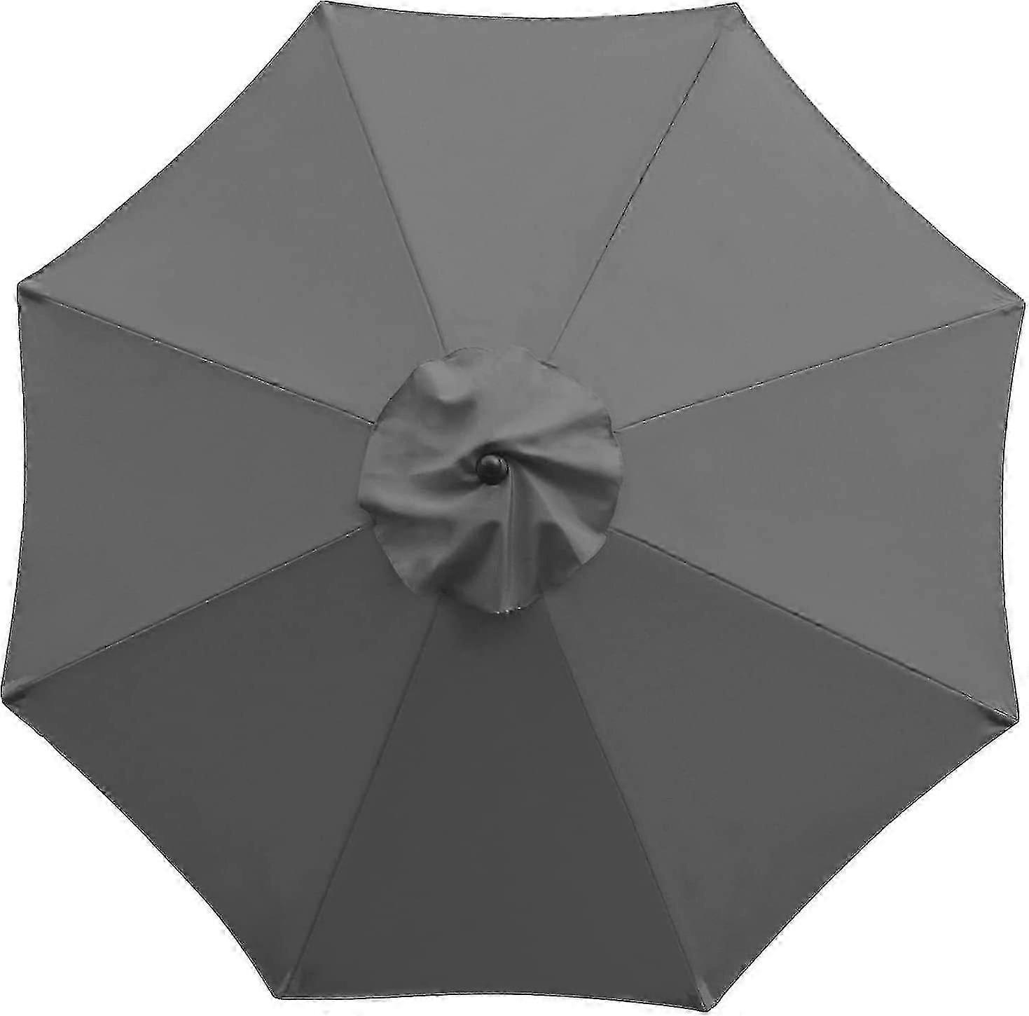 ポリエステル傘キャノピー交換、3m 6リブパティオサンシェード、防水、UV保護