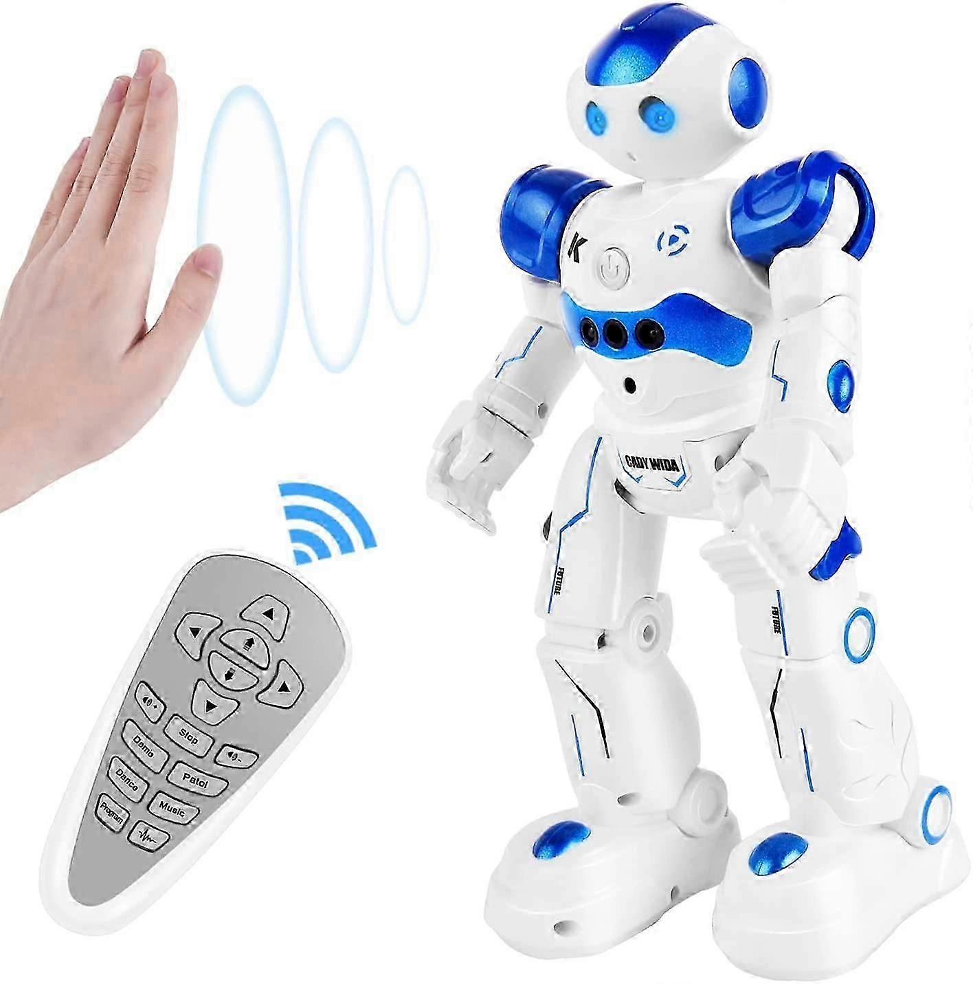 Rc Robot Toy, Remote Control Robot Gesture Sensing Programmable Smart Robot For Kids Age 3 4 5 6 7 8 12 Year Old Girls Xmas Gifts Present, Pink