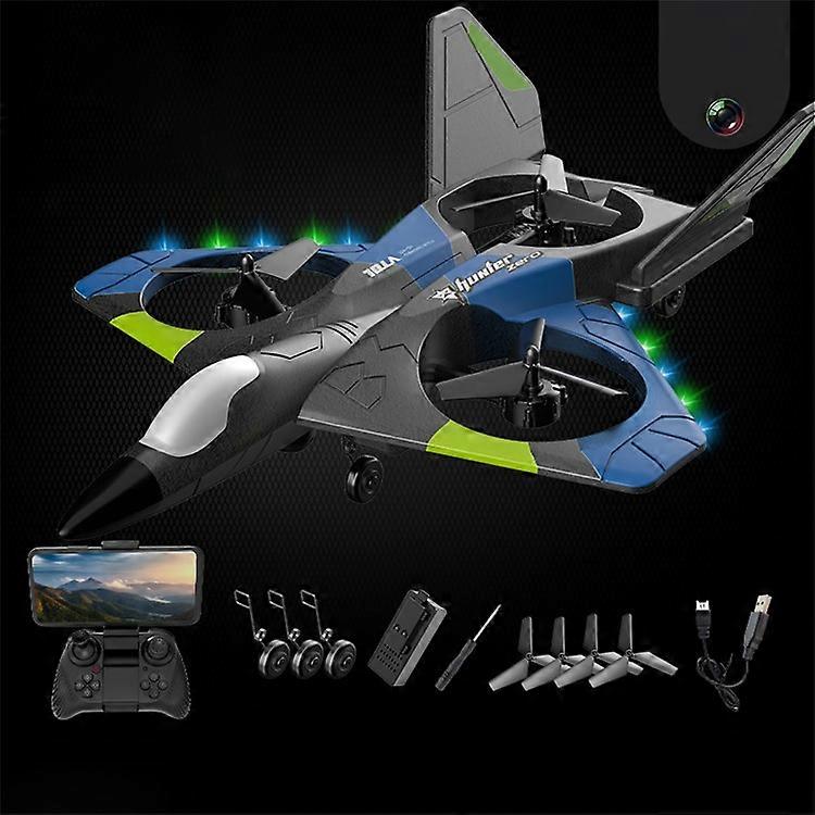 4DRC V27 4K HD Aerial Photo Large RC Airplane Combat Glider EPP Foam Aircraft with Headless Mode, 1 Battery