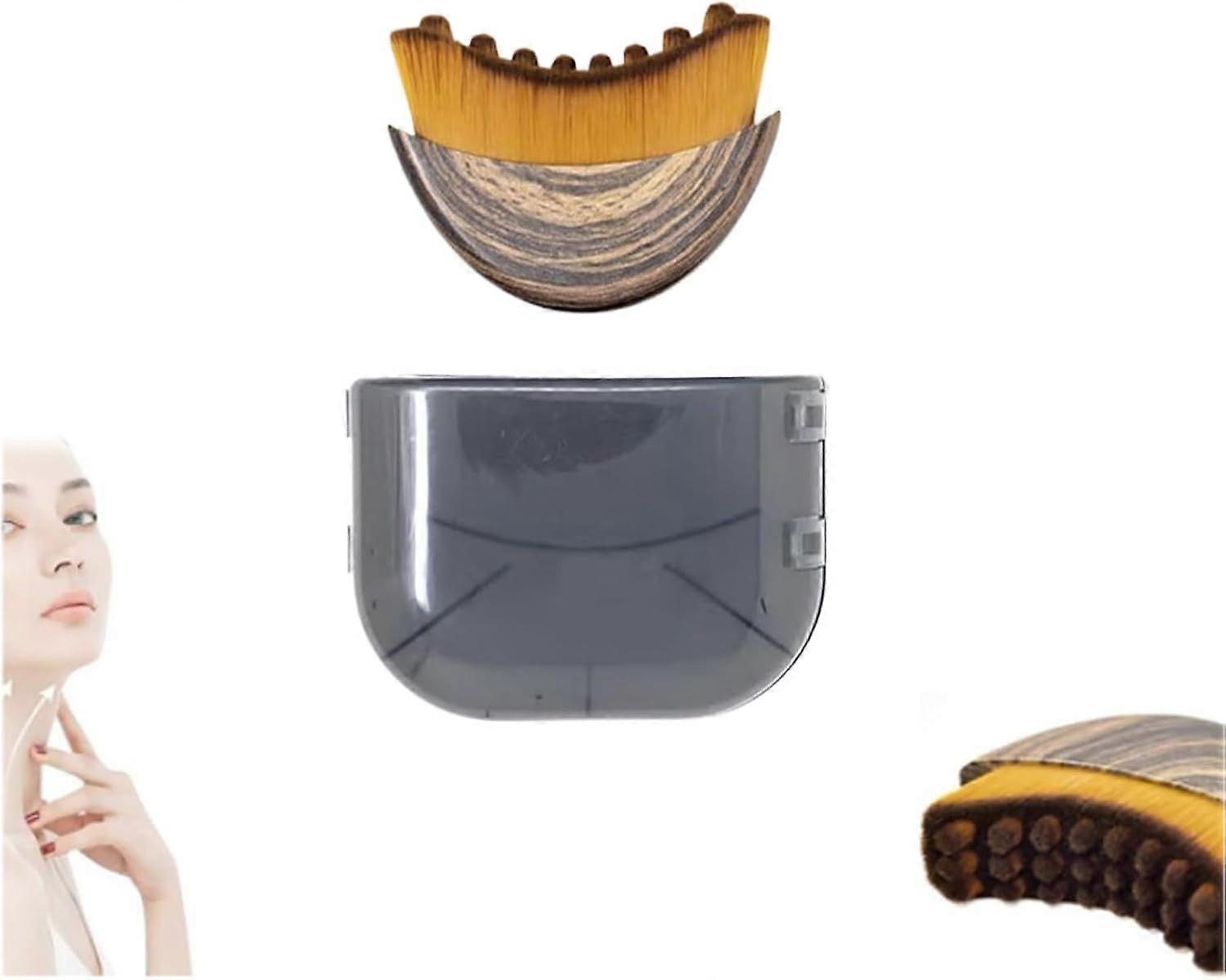 リンパ線輪郭フェイス&ボディドライブラシフェイシャルブラシ 顎と顎の輪郭用