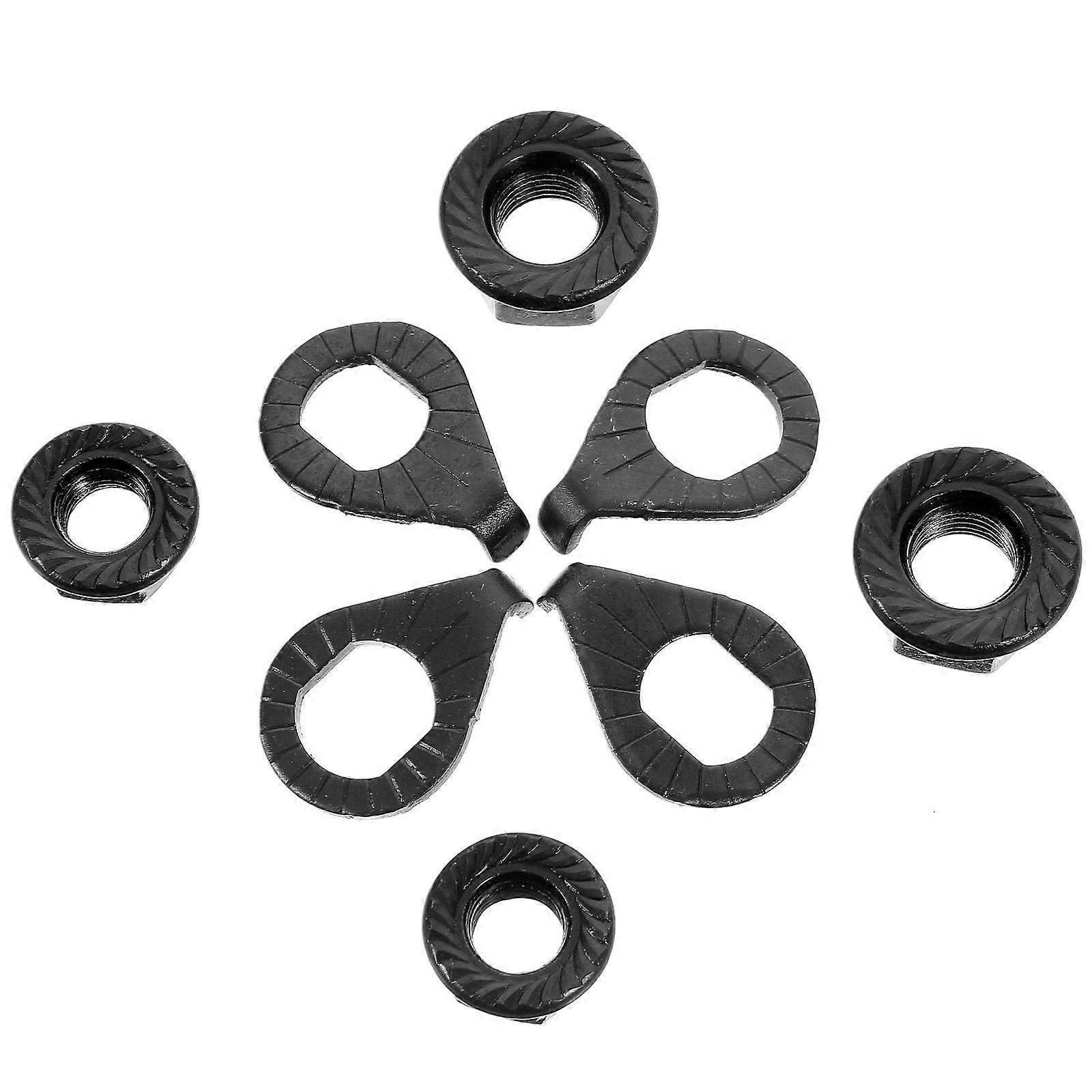 Reliable Axle Nut Kit with Anti-slip Features for Cycling Enthusiasts