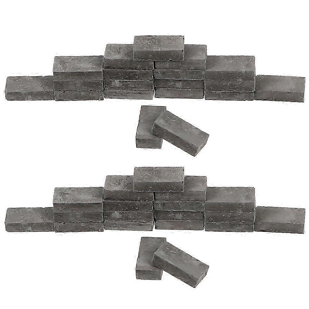 50Pcs Simulated Small Bricks Mini Brick Models DIY Miniature Bricks Mini House Mini Brick Props