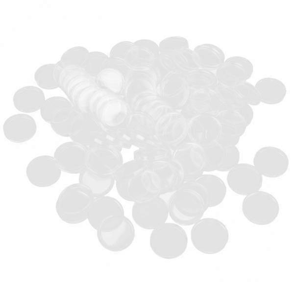5-6pack 100x Plastic Coin Capsules Coin Storage Boxes Container Display Case