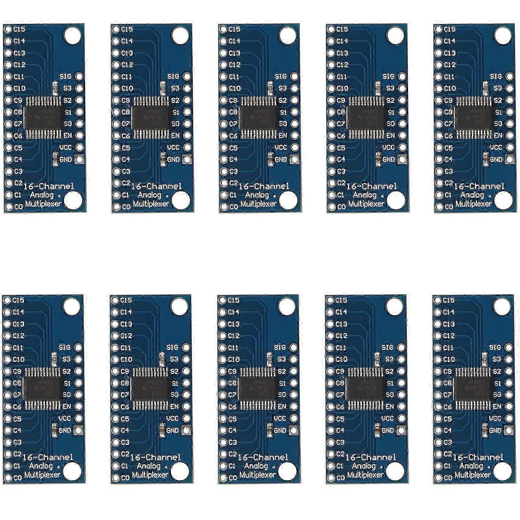 10Pcs 16CH Analog Multiplexer Module for Certain Brands Precise Digital MUX Breakout Board Designed for Versatile Applications
