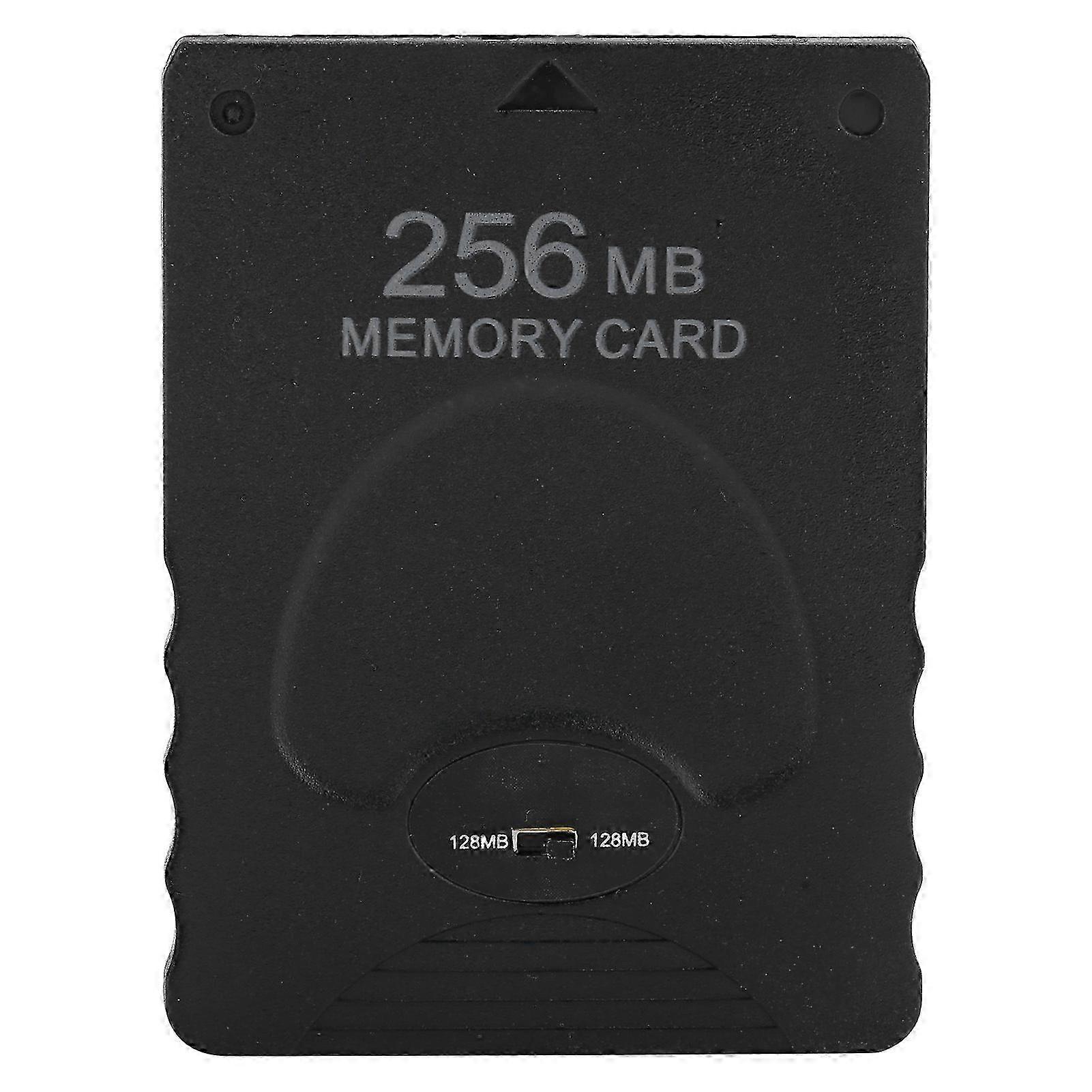 2025 Portable Game Memory Card 256MB Accessory for PS2 PlayStation 2 Game Data Console black