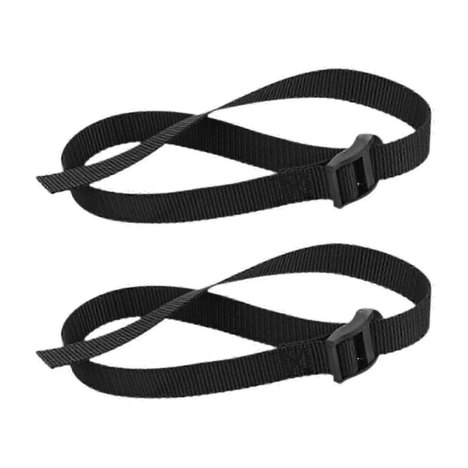 Portable & Easy-to-Install Rowing Machine Foot Straps - 2x Accessories