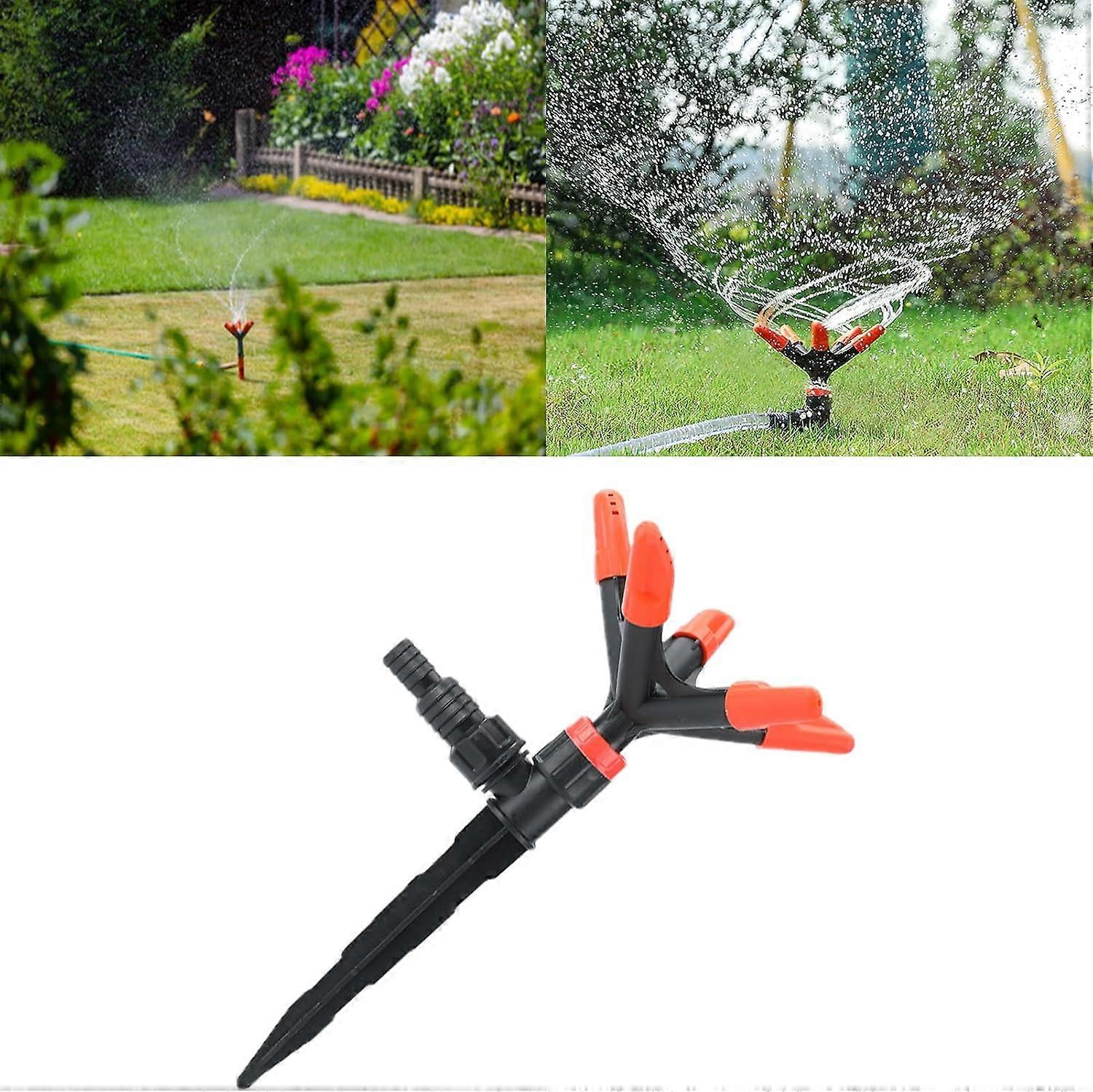 360-degree automatic rotating nozzle, 1 piece orange