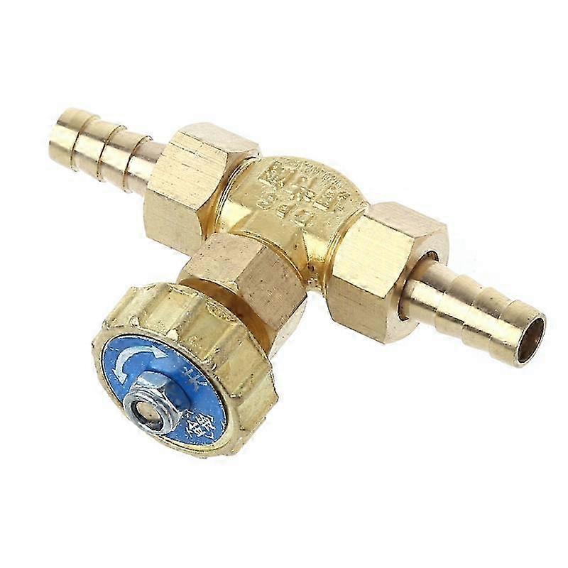 Messing Nåleventil 8mm For Propan Butan Gass Justering Pigget Pigger 1Mpa P15F