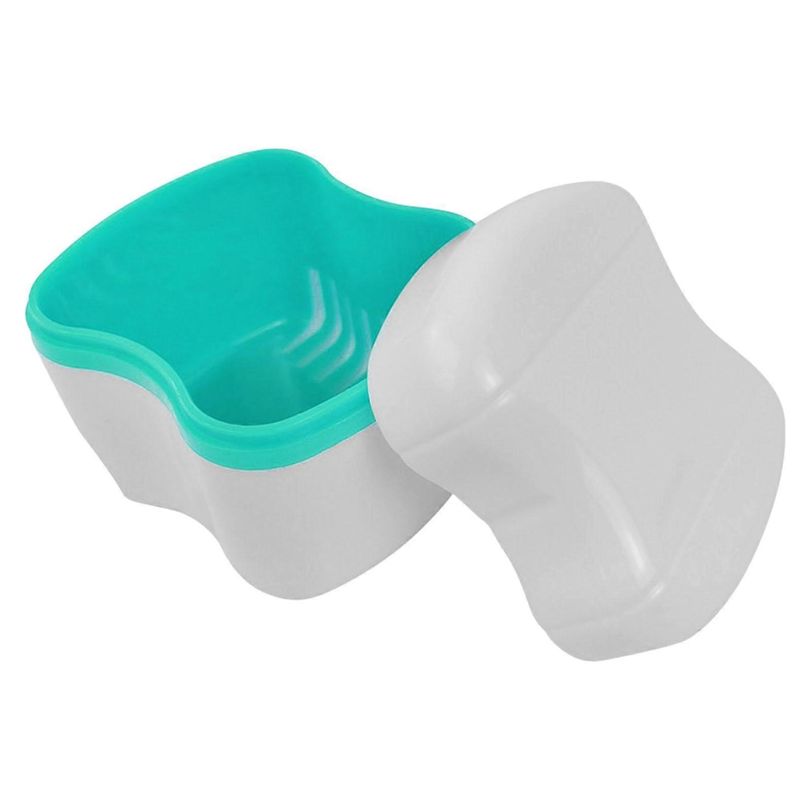 Case with Strainer Basket Bath Cleaning Soaking False Storage Box for Clear