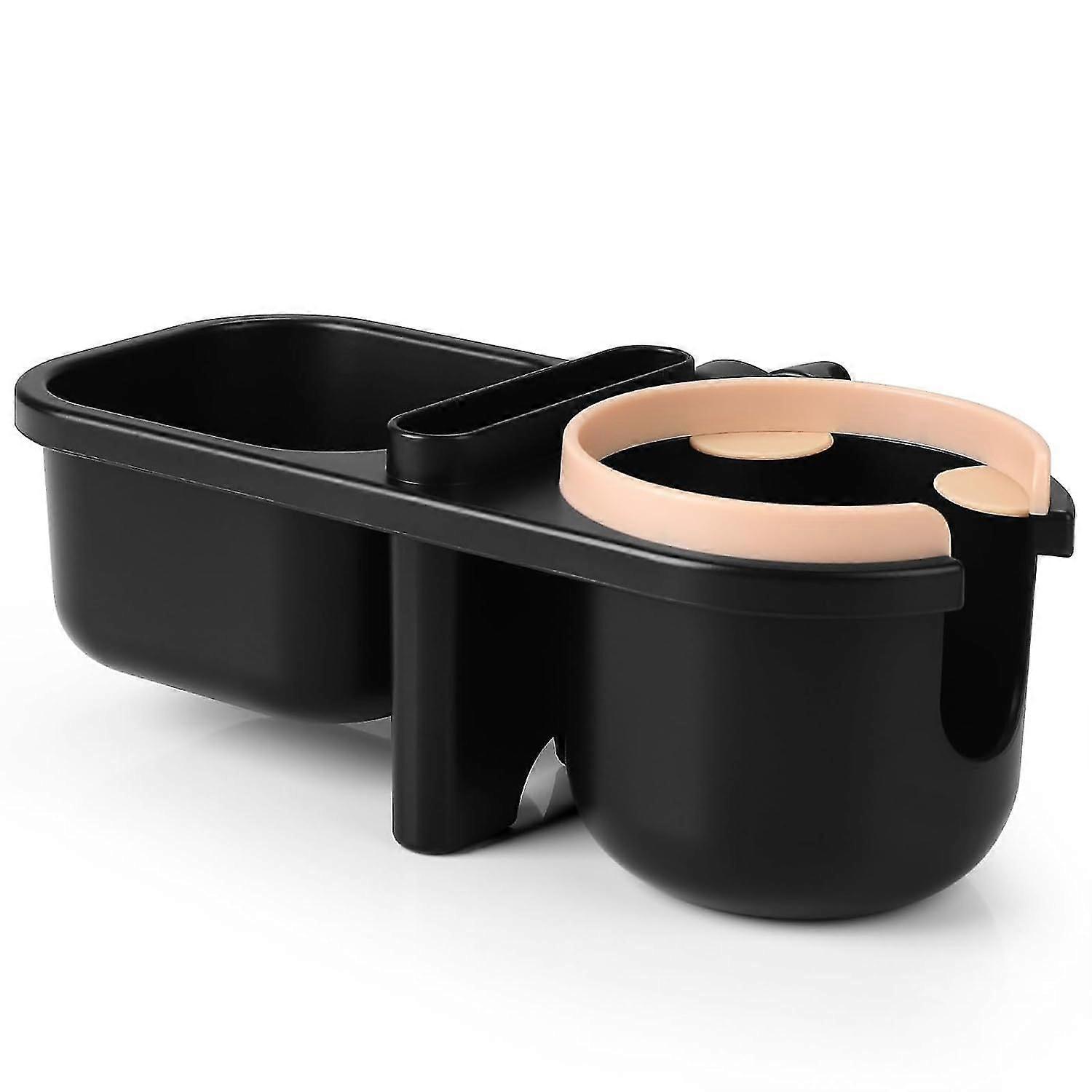 3-in-1 Universal Stroller Snack Tray & Cup Holder with Non-Slip Clip for Uppababy & Most Prams