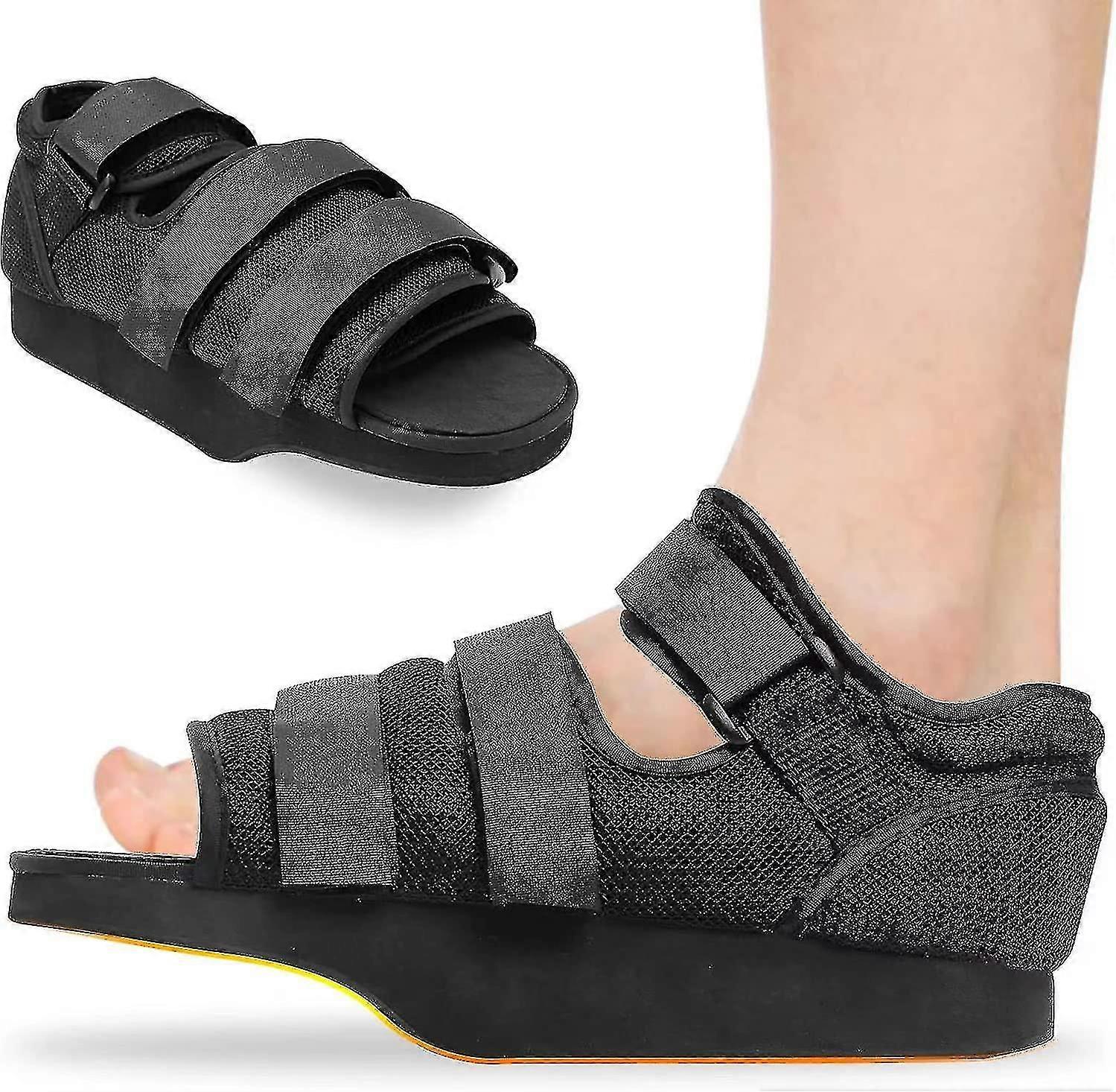 Post-Op Orthopedic Shoe for Broken Toe Surgery, Forefoot Offloading Boot and Wedge Splint - Medium Unisex