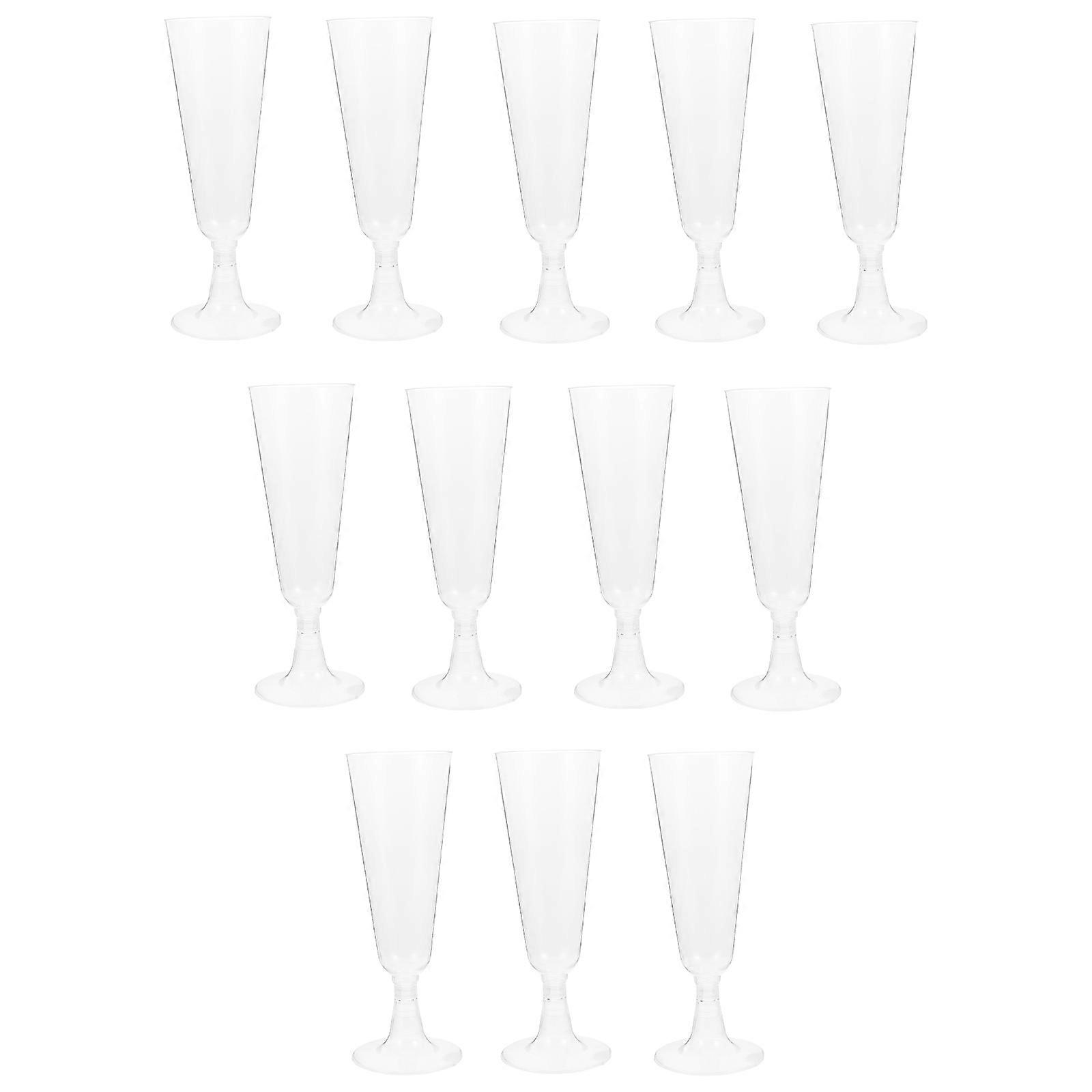 Wine for Parties and Events Transparent Material 12 Pieces