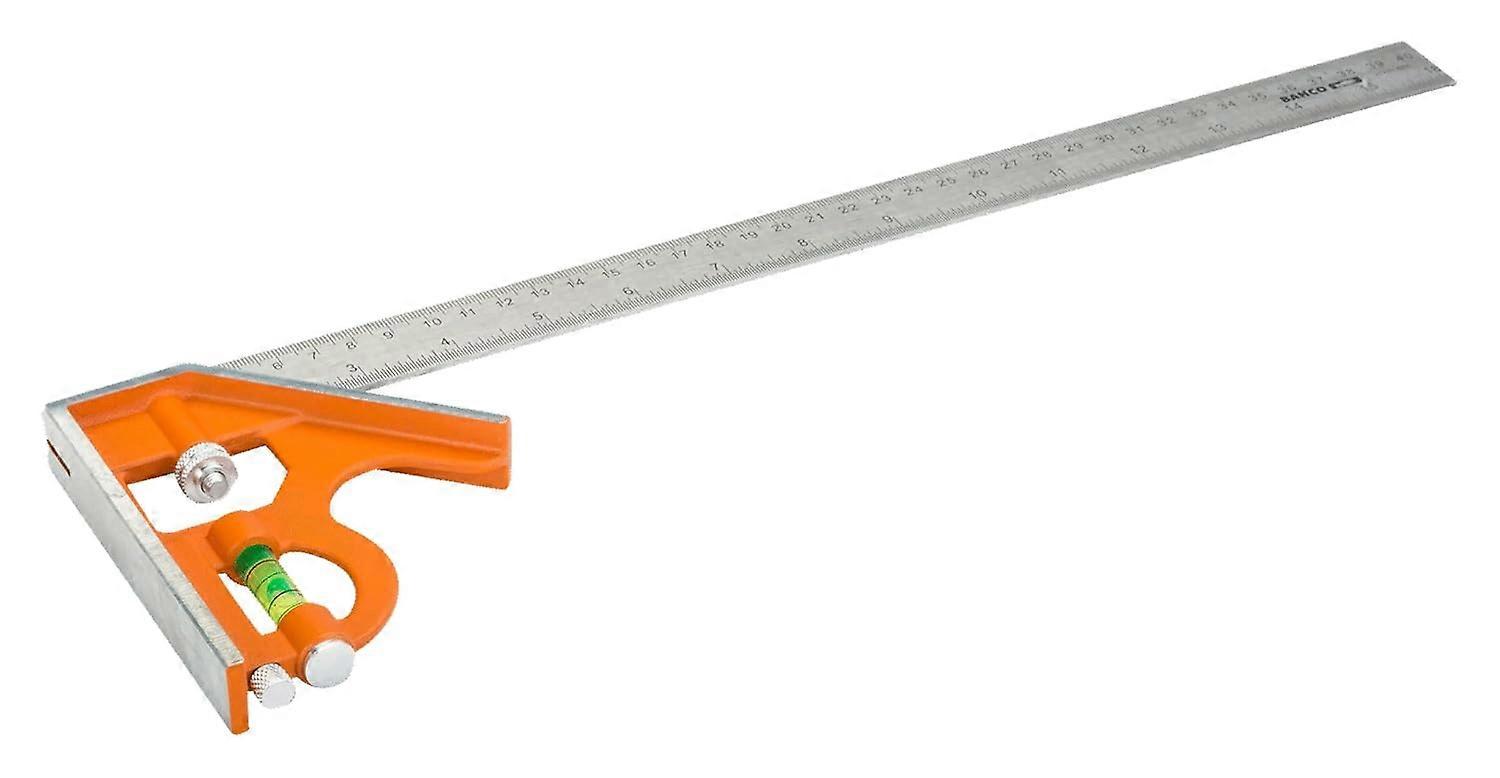 Square Ruler - Combination Square - Combination Square - Combination Square Woodworking Measurement - Multifunctional Combination Set - 300mm - Orang