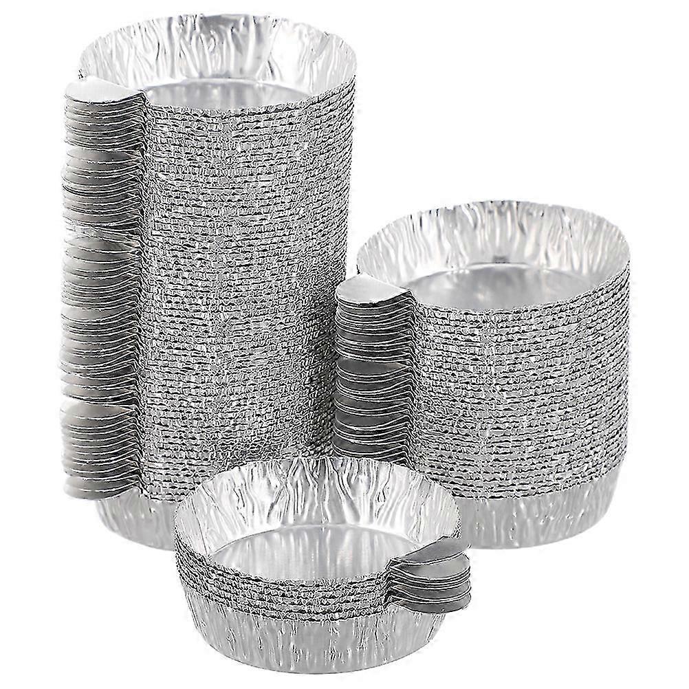 50pcs 30ml foglio di alluminio piastre di pesatura 5x5cm vassoio per campioni da laboratorio argento