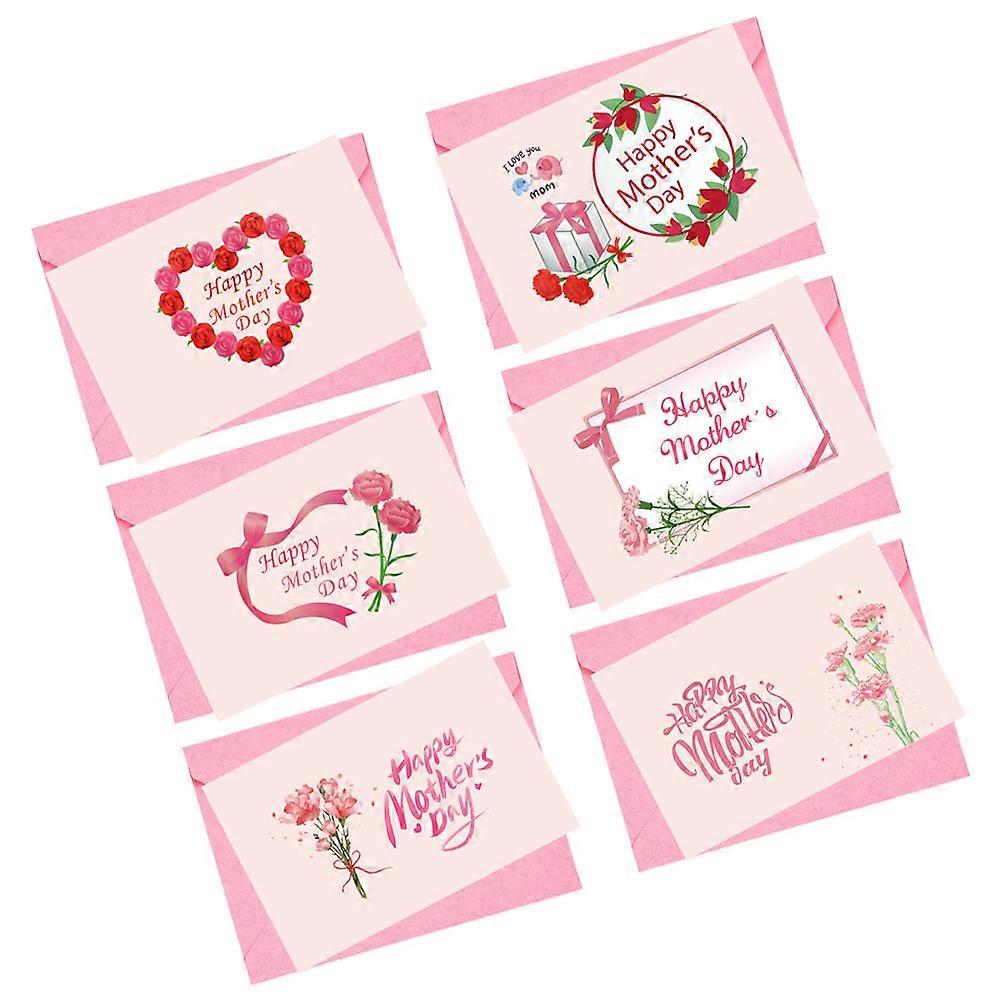 Creative Greeting Card Thank You Cards For Mother's Day Classic Style Assorted Color Rectangular Shape 1Set