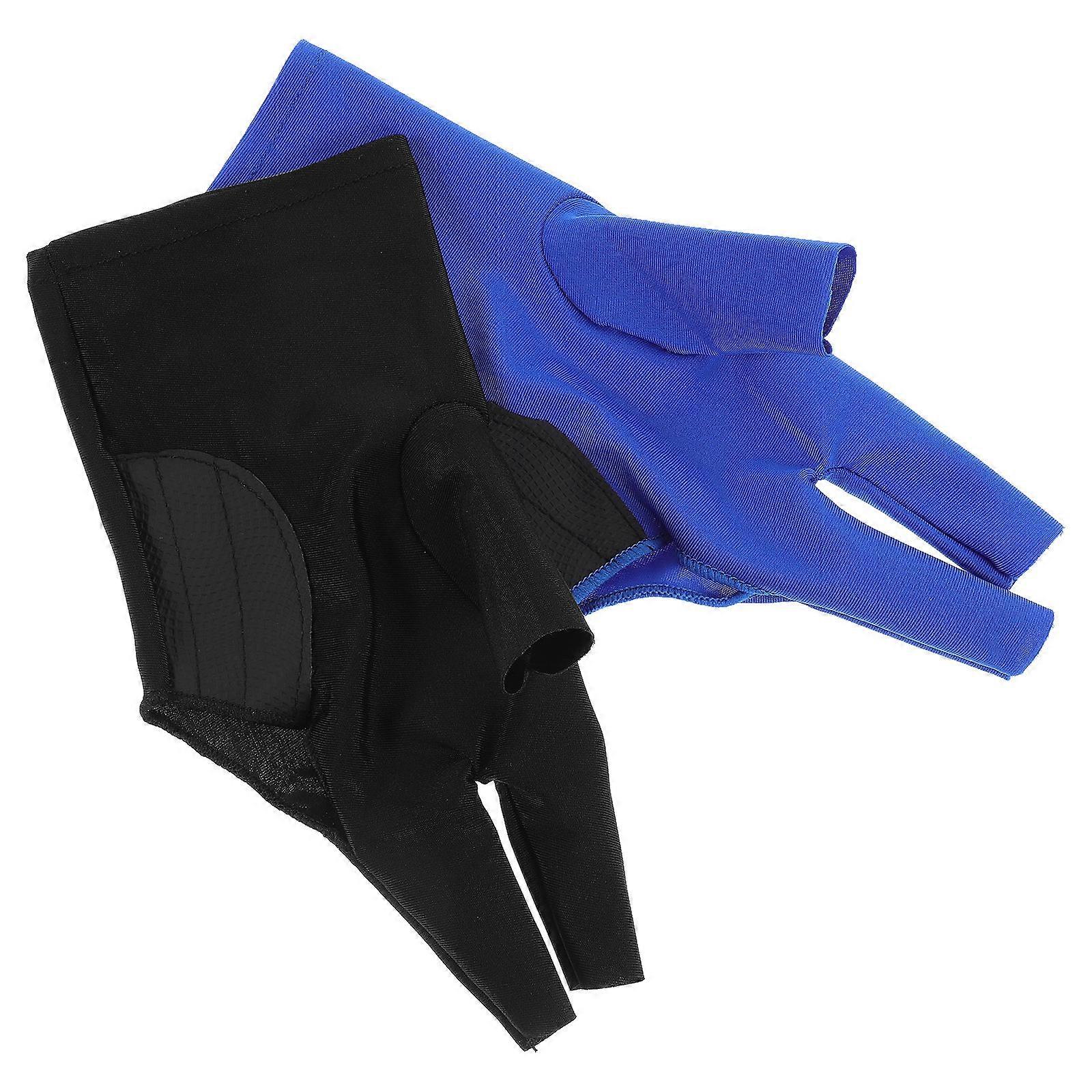 כפפות בריכה גמישות כפפות סנוקר ביליארד משחק שיפור יציבות 2 יחידות