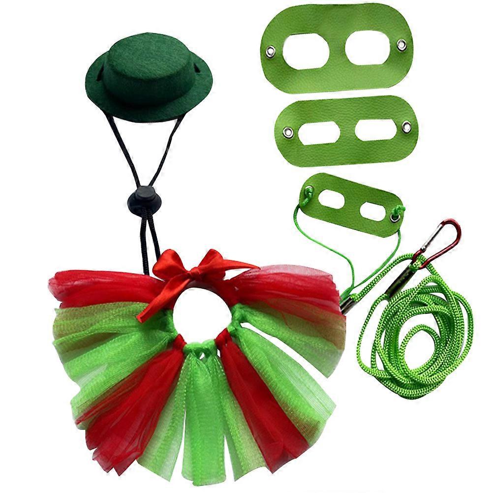Outdoor Use Reptile Pet Leash Kit Gecko Harness Leash Assorted Color Gauze 1Set