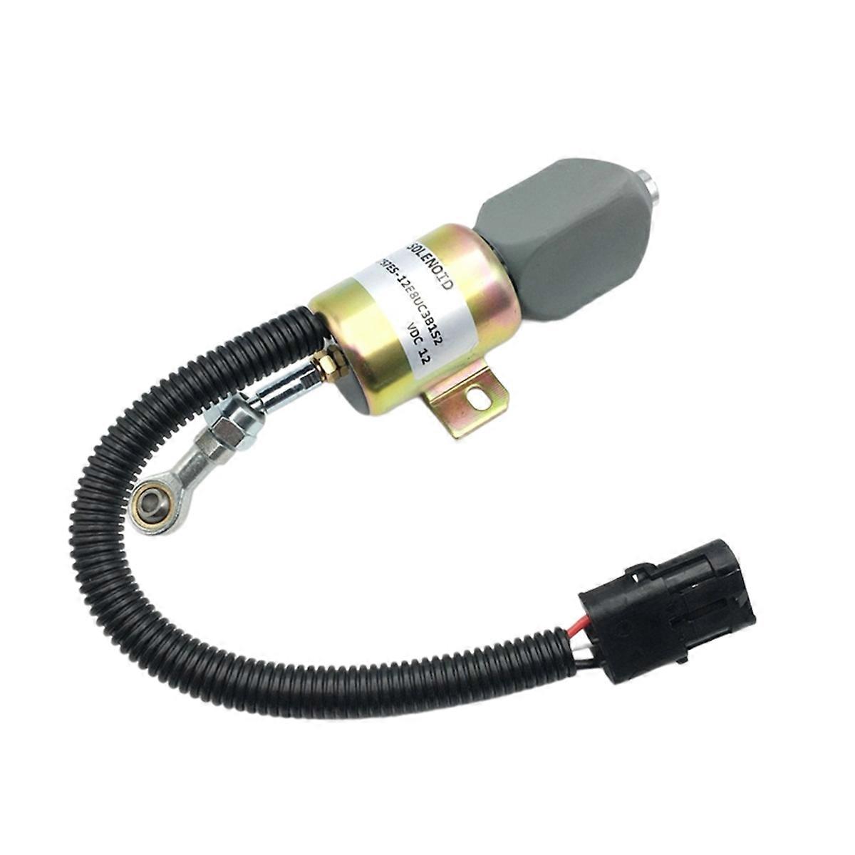 Fuel Generator Engine Flameout Solenoid 1757ES-12E8UC3B1S2 Fuel Engine Accessories 12V
