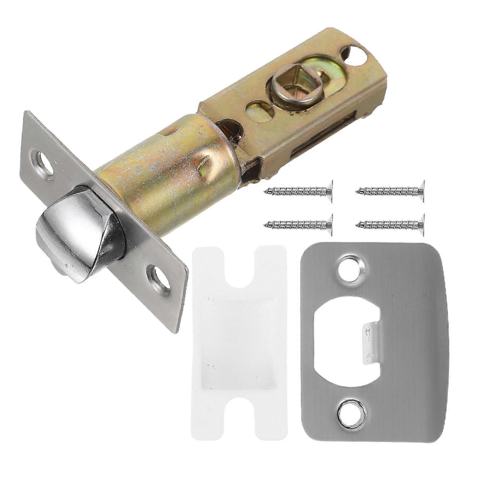 Adjustable Latch Door Lock Accessory For Home Use Passage Doors DShaped Design Easy Installation 1Set