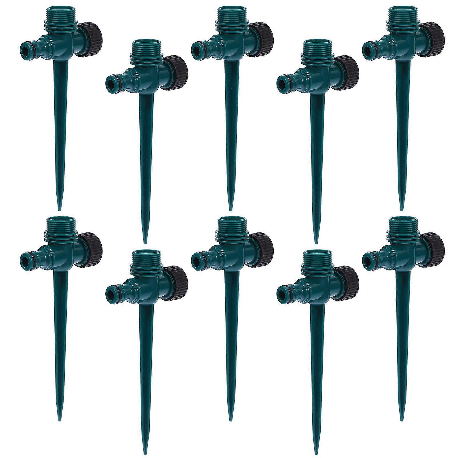10pcs Durable Sprinkler Spike Holder for Lawn – Sturdy Ground Insert Design for Easy Installation & Efficient Garden Irrigation
