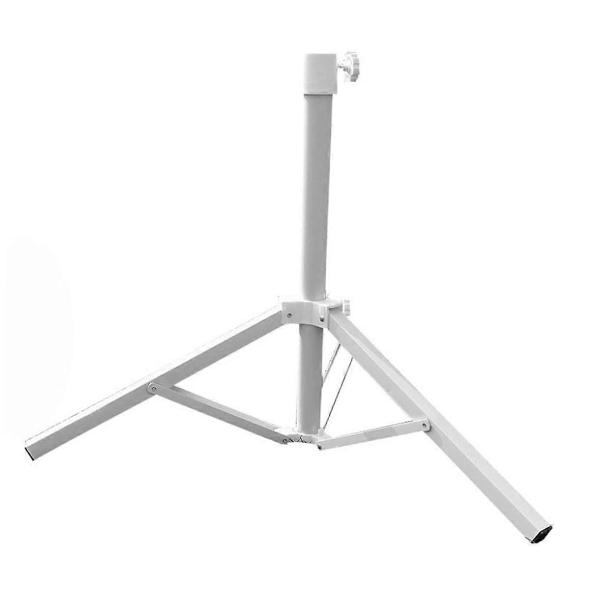 Triangular Beach Umbrella Base, Durable White Ground Sleeve for Outdoor Activities, Stable Sunshade Holder