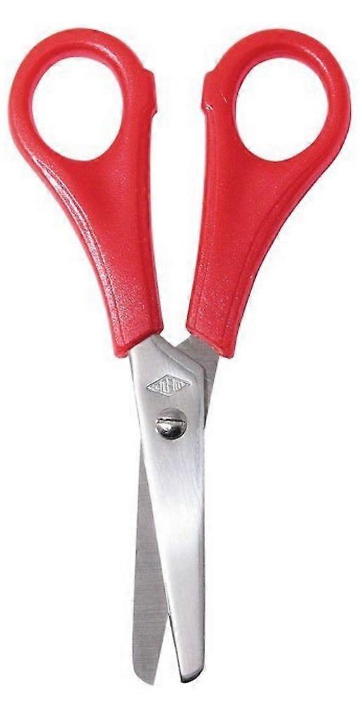 Craft Scissors 13.5 cm Round Red - Precision Cutting Scissors for Arts and Crafts, Durable Design, Comfortable Grip