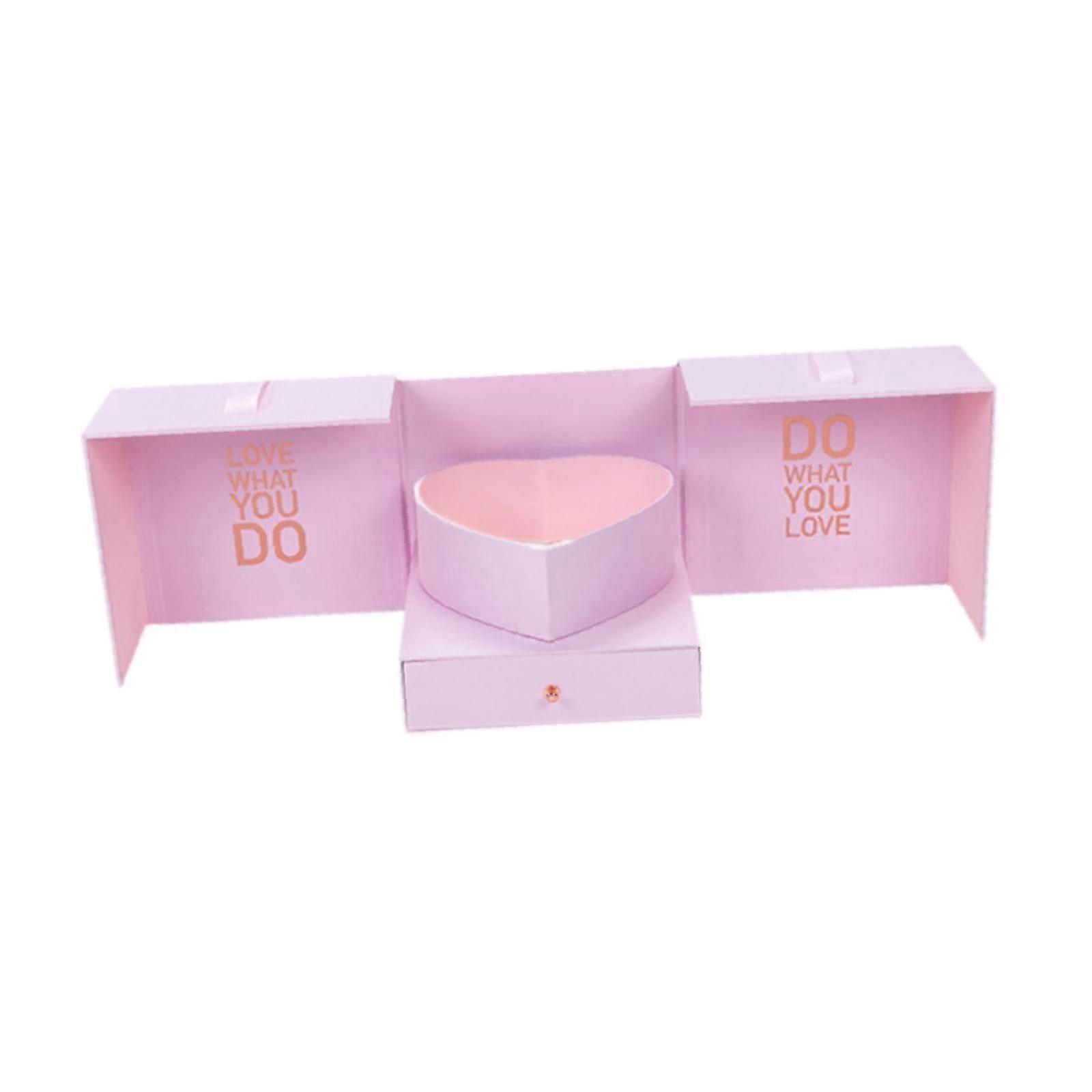 Empty Flower Box Valentine's Day Present for Parties DIY Present Decorations brown