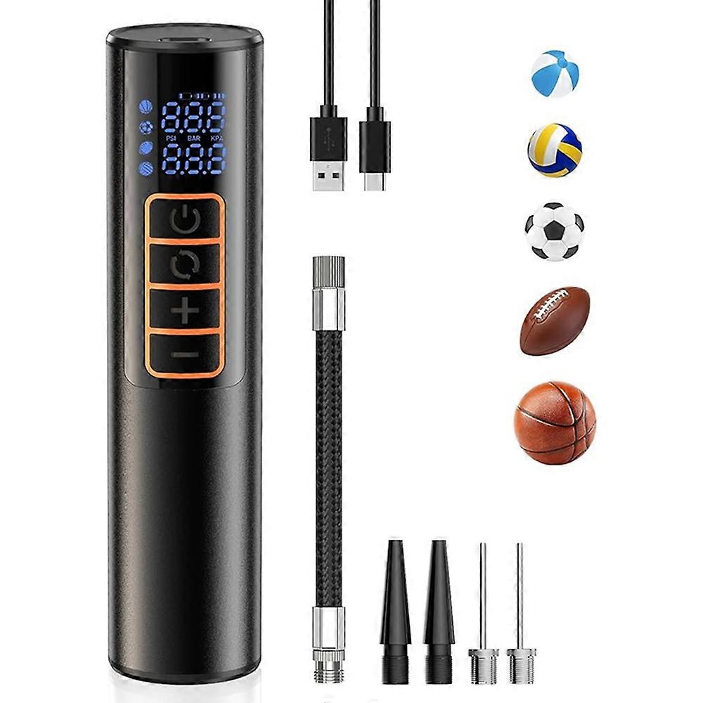 P101 Multifunction Portable Wireless Air Pump Digital Display Car Tire Inflator with LED Light