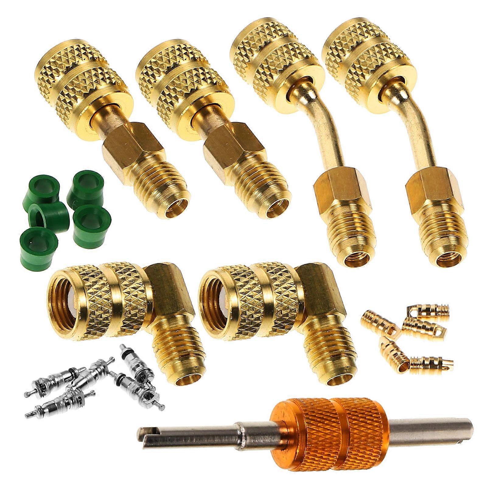 Hvac Adapter Fittings Mini Split Adapter Kit For Air Conditioning Refrigeration Systems Enthusiasts 1 Set