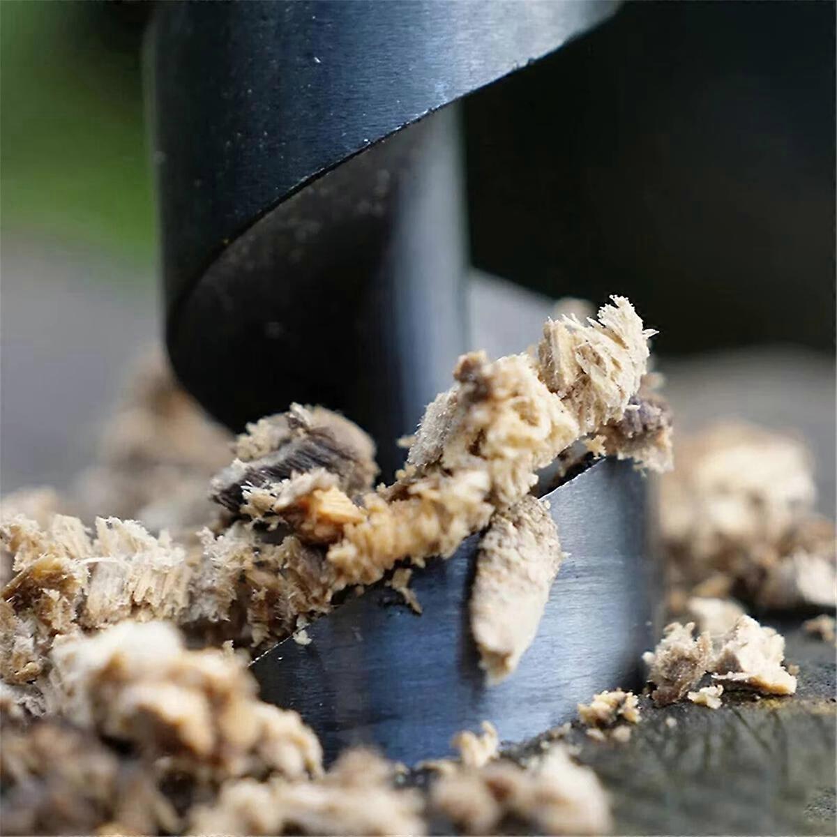 Portable Hand Wood Punch Manual Auger Drill Carbon Steel Survival Bit for Outdoor Camping Tools