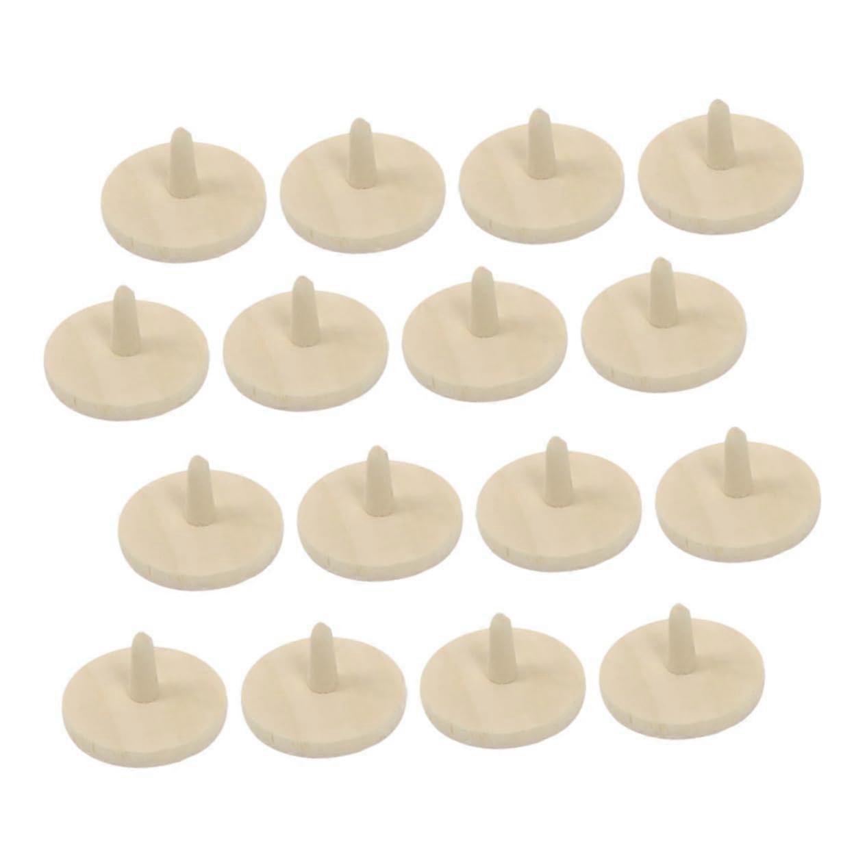 30 Pieces Golf Ball Position Markers Wood Practical Outdoor Golf Positioning Tools for Accurate Alignment and Easy Use