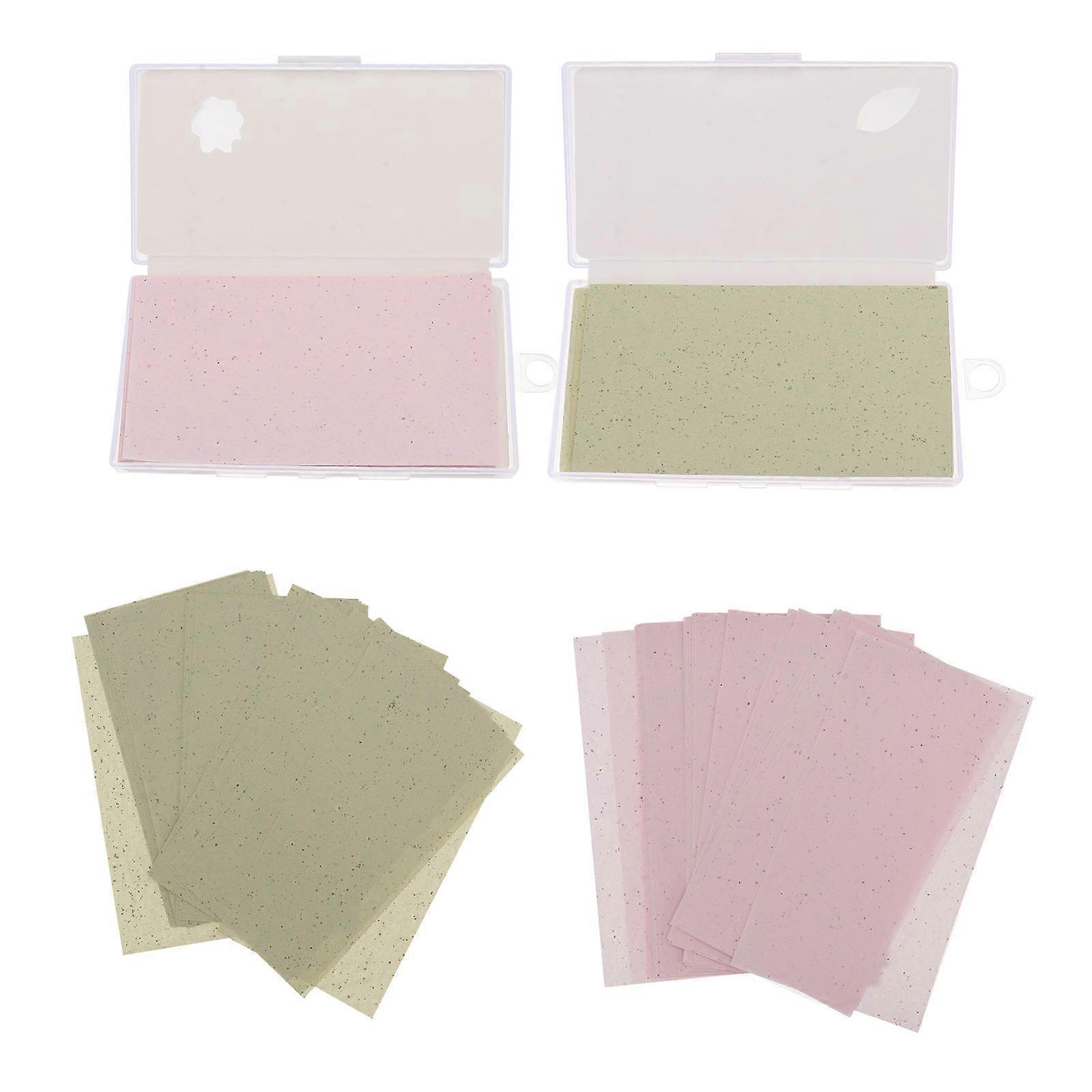 Oil Blotting Papers for Face Use Ultra Thin Fiber Sheets Absorbing Oil Perfect for Oily Skin 2 Pcs