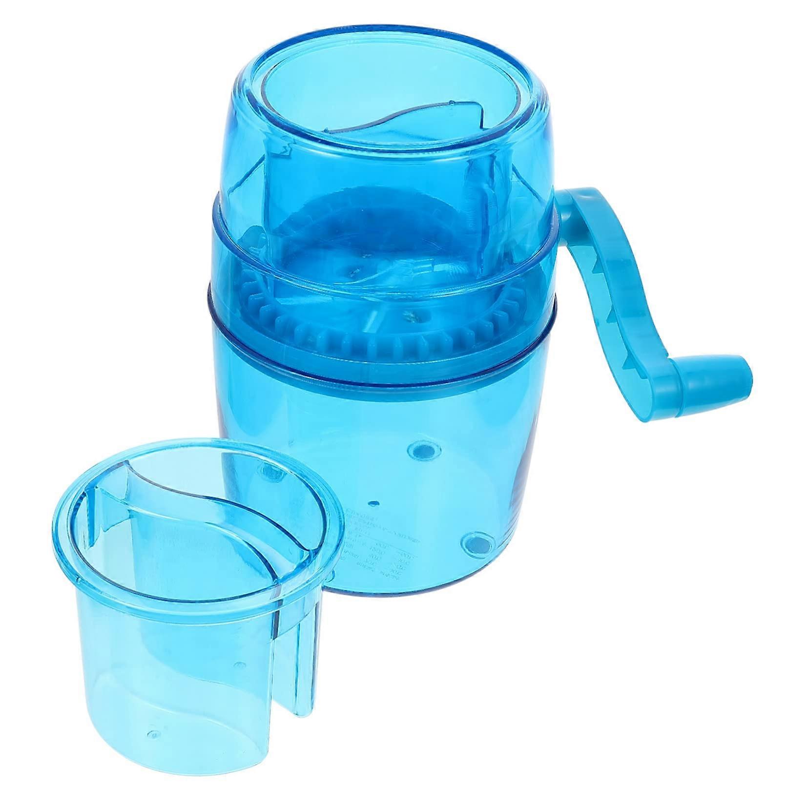 Manual Ice Crusher for Home, Hand Crank, Ice Crusher for Desserts, Bars and Cafs,, and Safe, for Special.