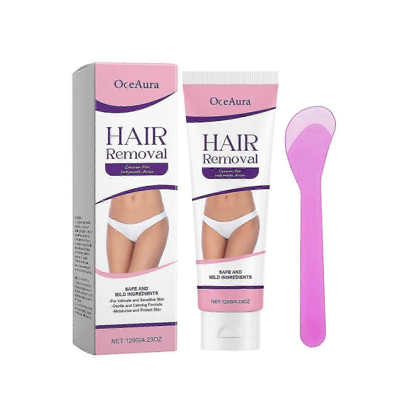 Intimate Hair Removal Cream for Unwanted Hair , Private Parts, Pubic & Bikini Area, Painless Flawless Sensitive Depilatory Cream for Men Women