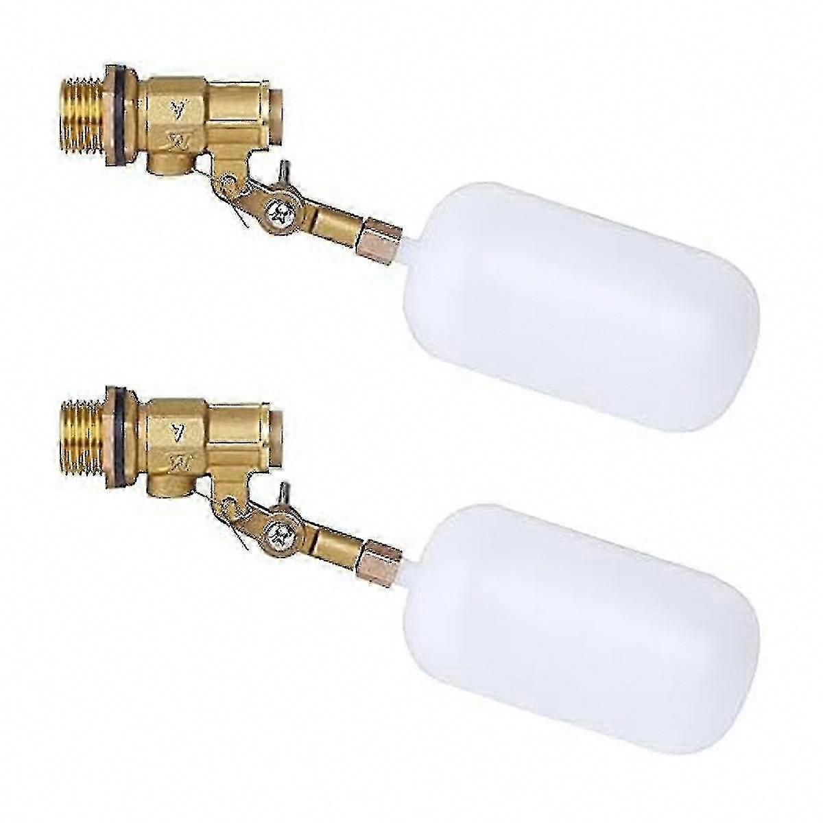 Vanne à flotteur 1/2 pouce pour étang et réservoirs d’élevage - Vanne d’arrêt et de remplissage d’eau automatique