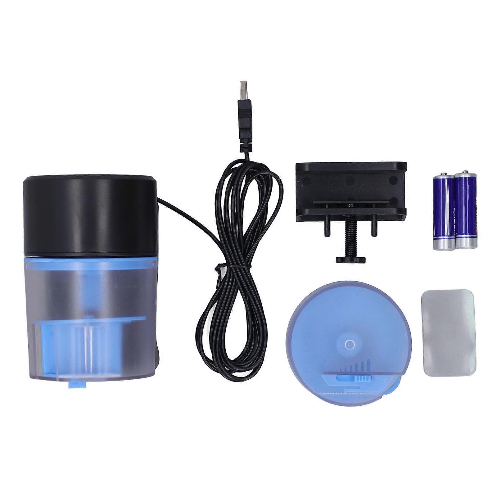 Fish Feeder Automatic Dispenser for Aquarium Intelligent Timing Silent Feeding Machine