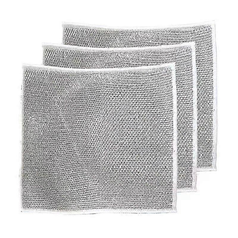 Versatile Wire Dish Cloths: Scratch-Resistant Design for Wet and Dry Cleaning