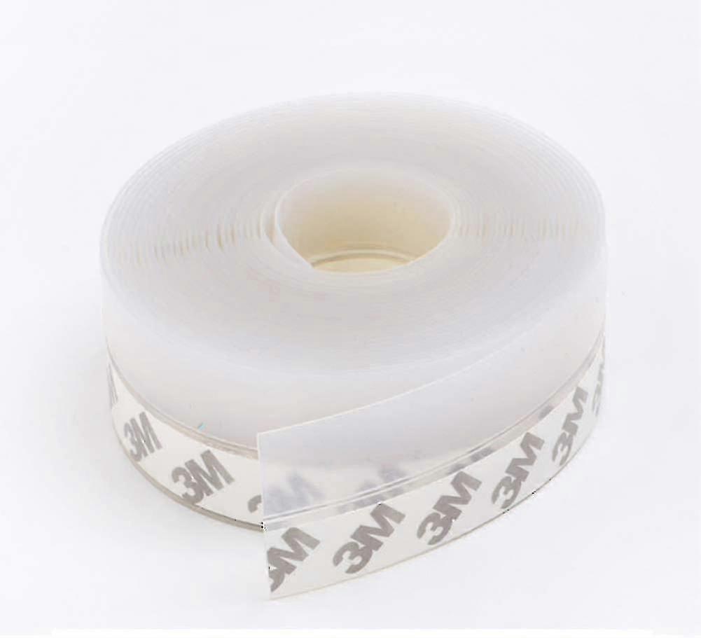 3m Transparent Silicone Sealing Strip, Door Bottom Sealing Strip Waterproof, Windproof And Dustproof Sealing Strip