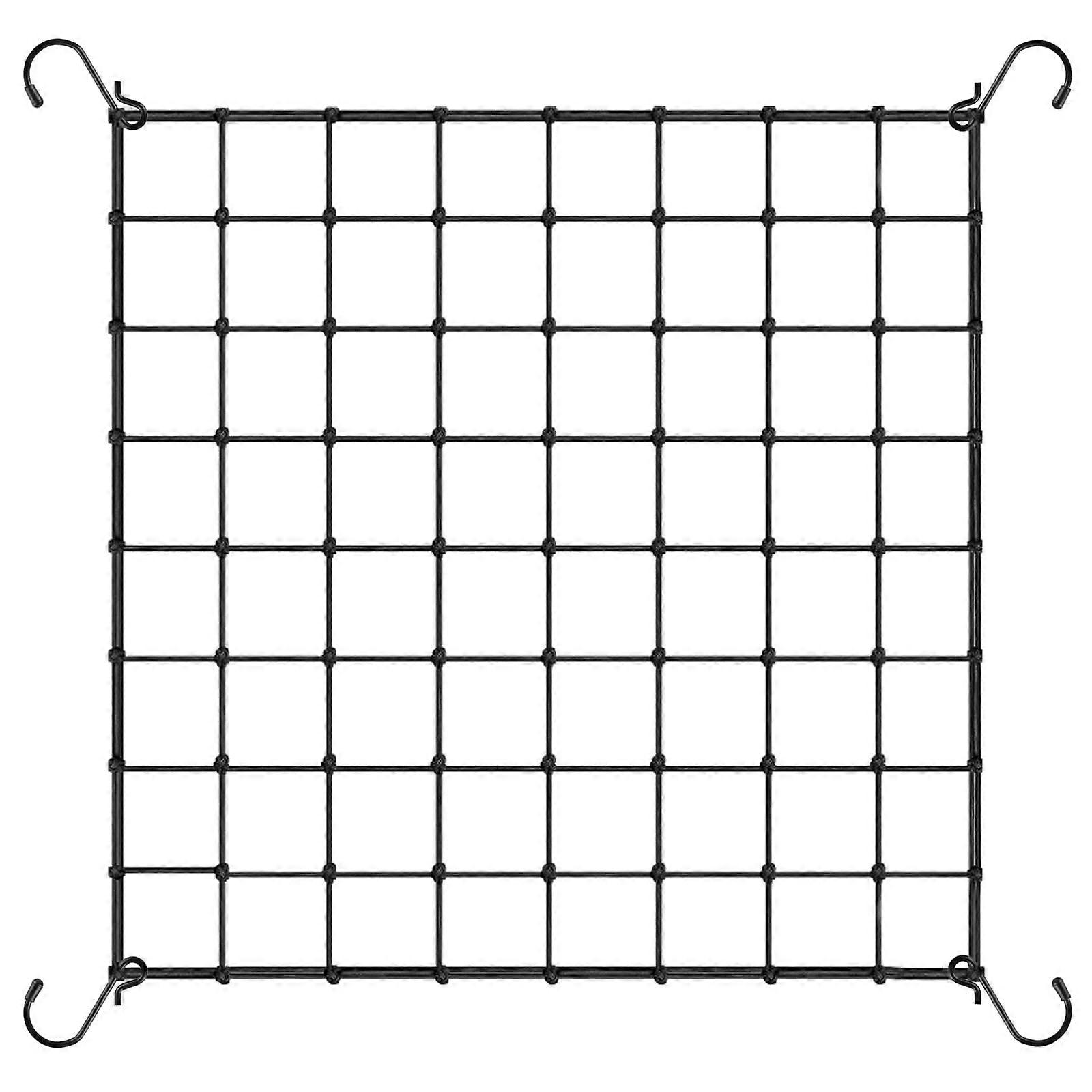 Grow Tent Trellis Netting, 0.8x0.8m Plant Support Nets with 4 Hooks